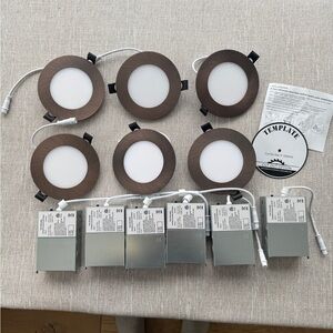 4” Oil Rub Bronze Round Recessed Ceiling Lights